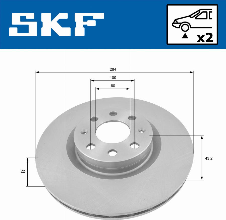 SKF VKBD 80311 V2 - Bremžu diski autodraugiem.lv