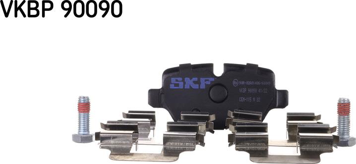 SKF VKBP 90090 - Bremžu uzliku kompl., Disku bremzes autodraugiem.lv