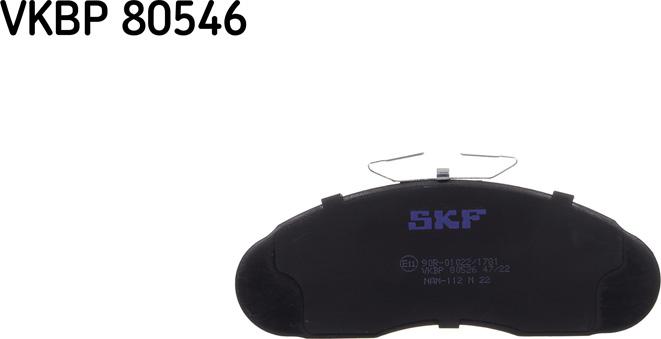SKF VKBP 80546 A - Bremžu uzliku kompl., Disku bremzes autodraugiem.lv