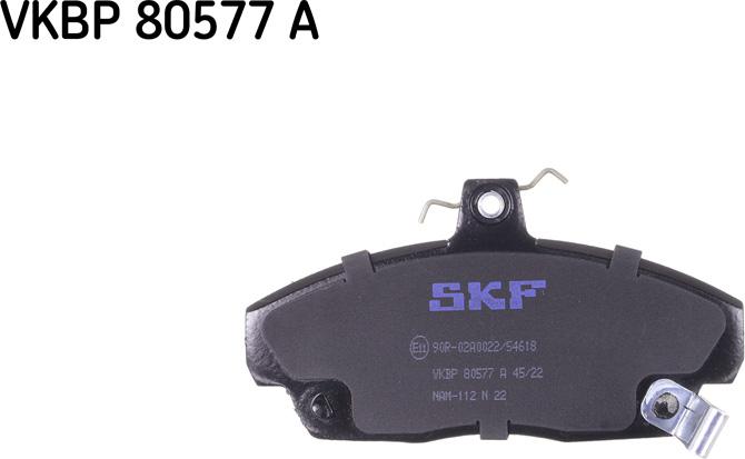 SKF VKBP 80577 A - Bremžu uzliku kompl., Disku bremzes autodraugiem.lv