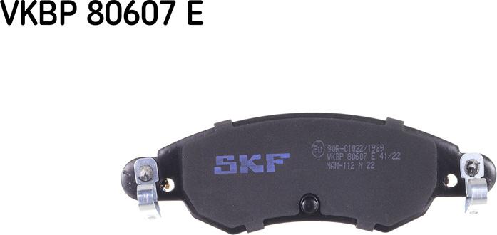 SKF VKBP 80607 E - Bremžu uzliku kompl., Disku bremzes autodraugiem.lv