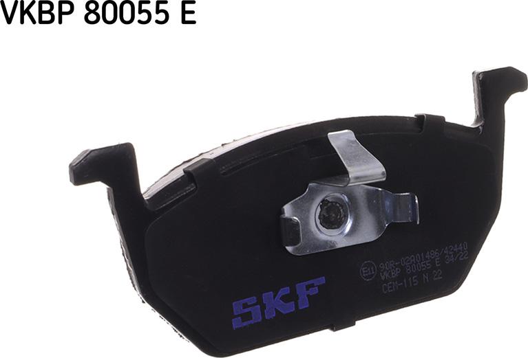 SKF VKBP 80055 E - Bremžu uzliku kompl., Disku bremzes autodraugiem.lv