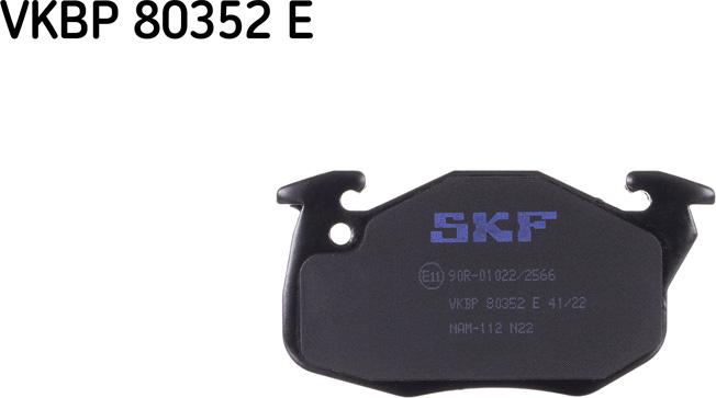SKF VKBP 80352 E - Bremžu uzliku kompl., Disku bremzes autodraugiem.lv