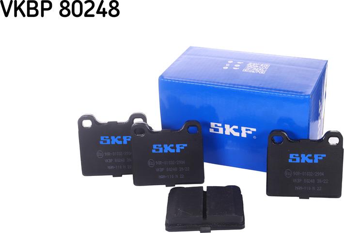 SKF VKBP 80248 - Bremžu uzliku kompl., Disku bremzes autodraugiem.lv