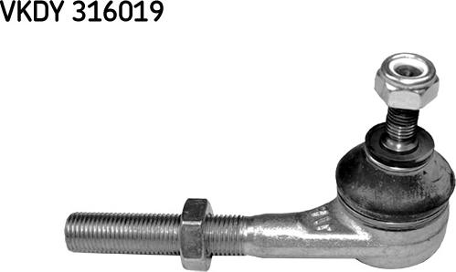 SKF VKDY 316019 - Stūres šķērsstiepņa uzgalis autodraugiem.lv