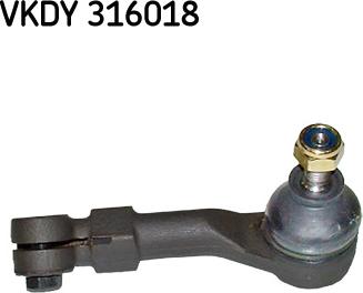 SKF VKDY 316018 - Stūres šķērsstiepņa uzgalis autodraugiem.lv