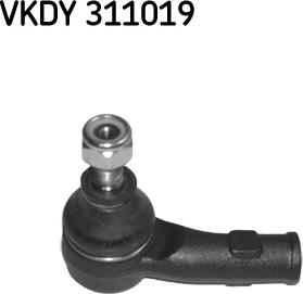 SKF VKDY 311019 - Stūres šķērsstiepņa uzgalis autodraugiem.lv
