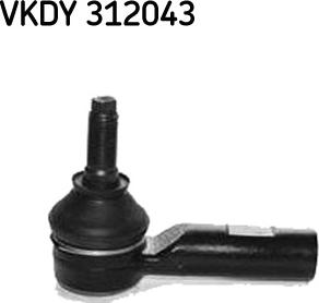 SKF VKDY 312043 - Stūres šķērsstiepņa uzgalis autodraugiem.lv