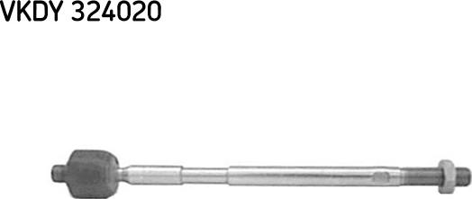 SKF VKDY 324020 - Aksiālais šarnīrs, Stūres šķērsstiepnis autodraugiem.lv