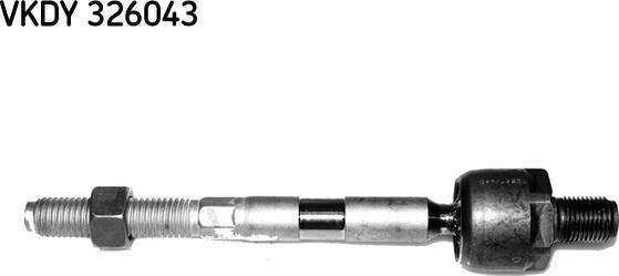 SKF VKDY 326043 - Aksiālais šarnīrs, Stūres šķērsstiepnis autodraugiem.lv