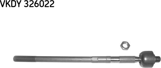 SKF VKDY 326022 - Aksiālais šarnīrs, Stūres šķērsstiepnis autodraugiem.lv