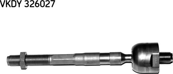 SKF VKDY 326027 - Aksiālais šarnīrs, Stūres šķērsstiepnis autodraugiem.lv