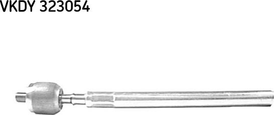 SKF VKDY 323054 - Aksiālais šarnīrs, Stūres šķērsstiepnis autodraugiem.lv