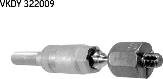 SKF VKDY 322009 - Aksiālais šarnīrs, Stūres šķērsstiepnis autodraugiem.lv