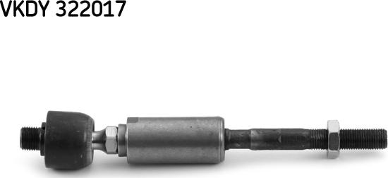 SKF VKDY 322017 - Aksiālais šarnīrs, Stūres šķērsstiepnis autodraugiem.lv