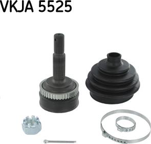 SKF VKJA 5525 - Šarnīru komplekts, Piedziņas vārpsta autodraugiem.lv