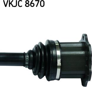 SKF VKJC 8670 - Piedziņas vārpsta autodraugiem.lv