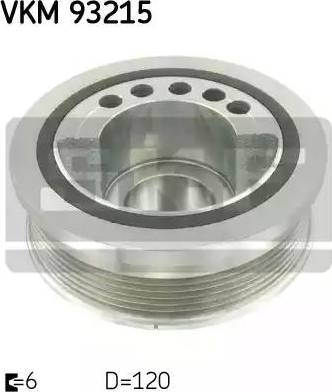 SKF VKM 93215 - Piedziņas skriemelis, Kloķvārpsta autodraugiem.lv