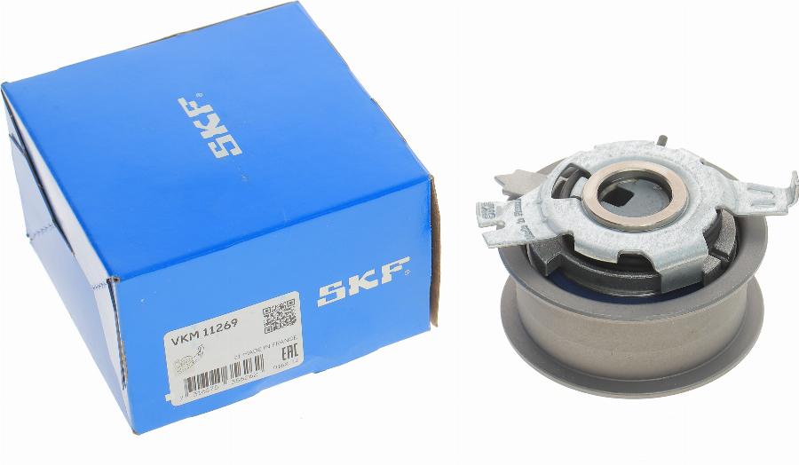 SKF VKM 11269 - Spriegotājrullītis, Gāzu sadales mehānisma piedziņas siksna autodraugiem.lv