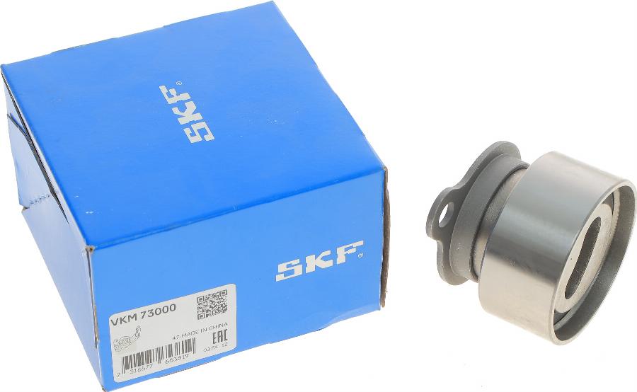 SKF VKM 73000 - Spriegotājrullītis, Gāzu sadales mehānisma piedziņas siksna autodraugiem.lv