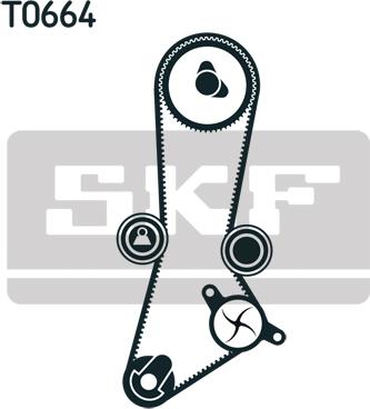 SKF VKMA 94016 - Zobsiksnas komplekts autodraugiem.lv