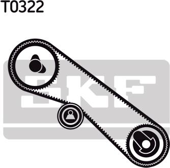 SKF VKMA 91020 - Zobsiksnas komplekts autodraugiem.lv