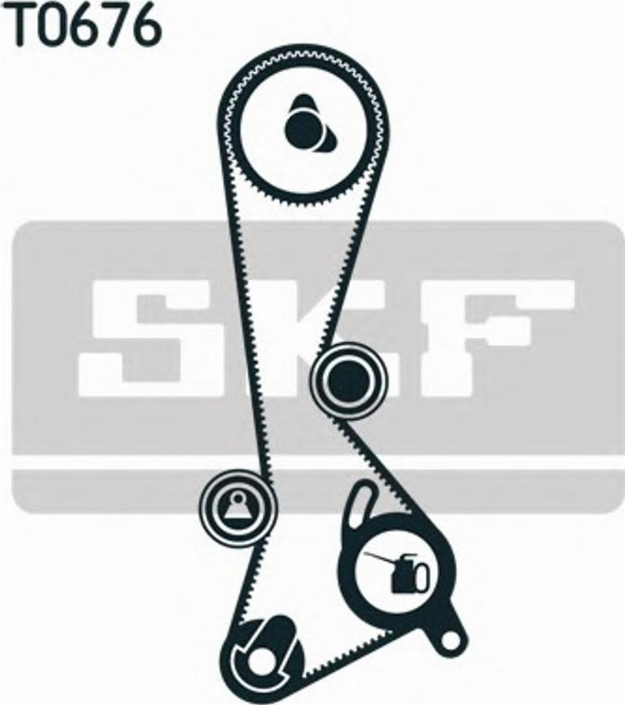 SKF VKMA91205 - Zobsiksnas komplekts autodraugiem.lv