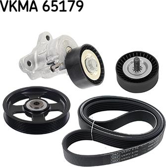 SKF VKMA 65179 - Ķīļrievu siksnu komplekts autodraugiem.lv