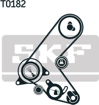 SKF VKMA 05606 - Zobsiksnas komplekts autodraugiem.lv