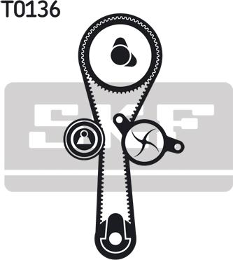 SKF VKMA 06010 - Zobsiksnas komplekts autodraugiem.lv