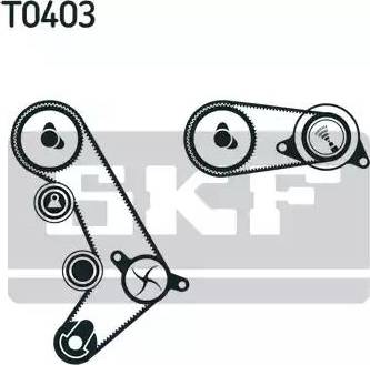 SKF VKMA 01046 - Zobsiksnas komplekts autodraugiem.lv