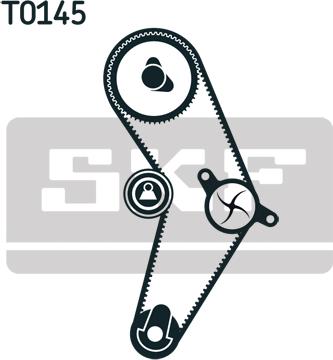 SKF VKMA 02210 - Zobsiksnas komplekts autodraugiem.lv