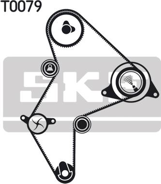 SKF VKMA 03251 - Zobsiksnas komplekts autodraugiem.lv