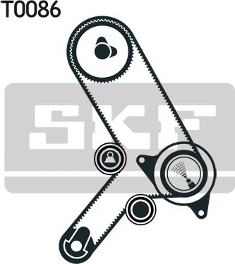 SKF VKMA 02169 - Zobsiksnas komplekts autodraugiem.lv