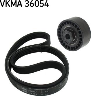 SKF VKMA 36054 - Ķīļrievu siksnu komplekts autodraugiem.lv