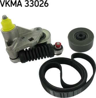 SKF VKMA 33026 - Ķīļrievu siksnu komplekts autodraugiem.lv