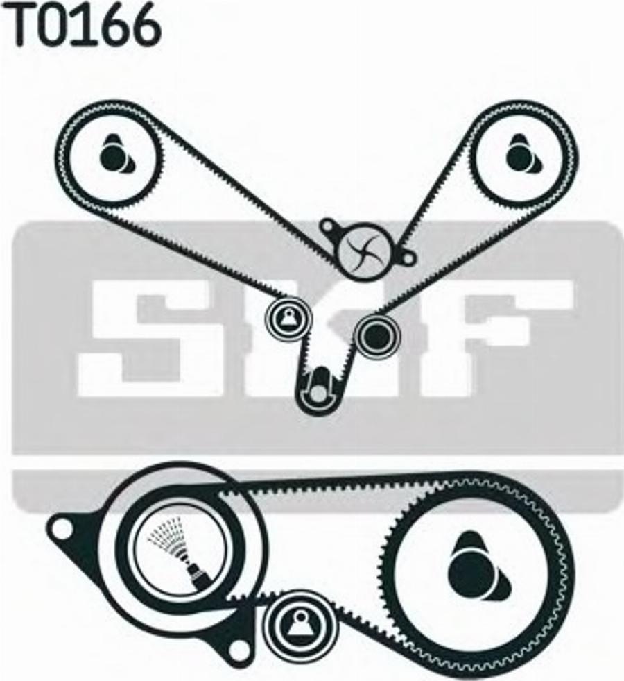 SKF VKMC01951 - Zobsiksnas komplekts autodraugiem.lv