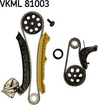 SKF VKML 81003 - Sadales vārpstas piedziņas ķēdes komplekts autodraugiem.lv