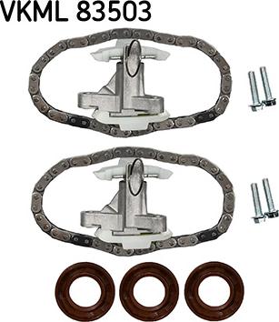 SKF VKML 83503 - Sadales vārpstas piedziņas ķēdes komplekts autodraugiem.lv