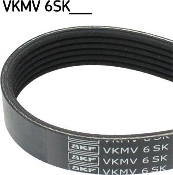 SKF VKMV 6SK989 - Ķīļrievu siksna autodraugiem.lv