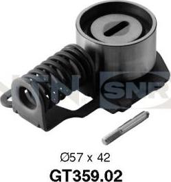 SNR GT359.02 - Spriegotājrullītis, Gāzu sadales mehānisma piedziņas siksna autodraugiem.lv