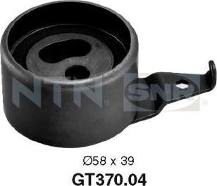 SNR GT370.04 - Spriegotājrullītis, Gāzu sadales mehānisma piedziņas siksna autodraugiem.lv