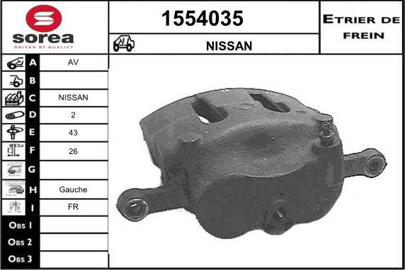 SNRA 1554035 - Bremžu suports autodraugiem.lv
