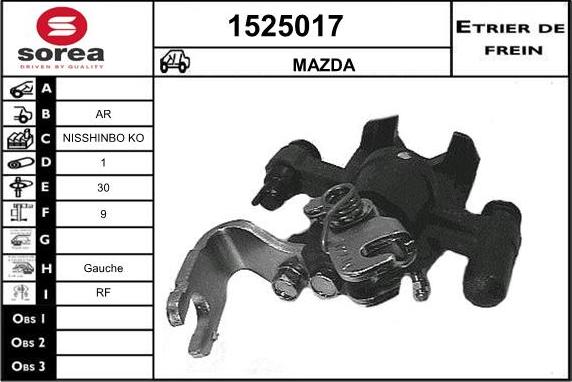 SNRA 1525017 - Bremžu suports autodraugiem.lv