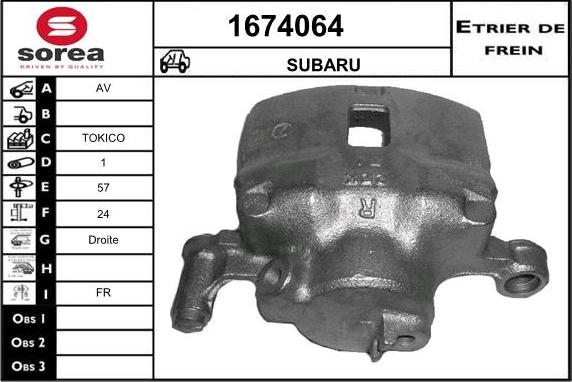 SNRA 1674064 - Bremžu suports autodraugiem.lv
