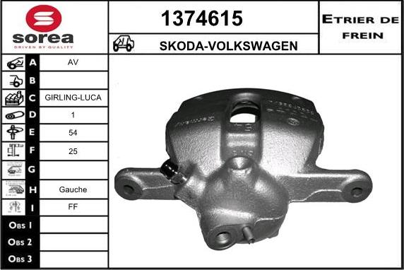 SNRA 1374615 - Bremžu suports autodraugiem.lv