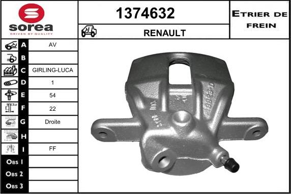 SNRA 1374632 - Bremžu suports autodraugiem.lv