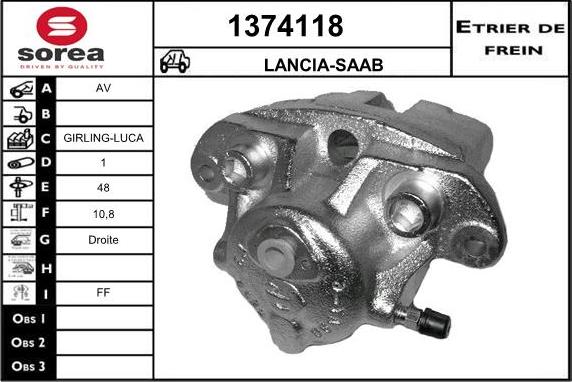 SNRA 1374118 - Bremžu suports autodraugiem.lv