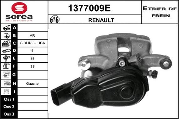 SNRA 1377009E - Bremžu suports autodraugiem.lv