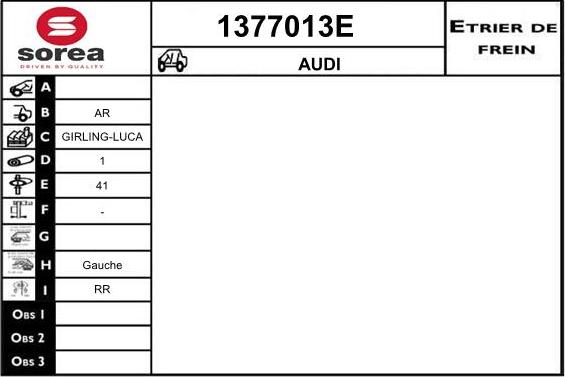 SNRA 1377013E - Bremžu suports autodraugiem.lv